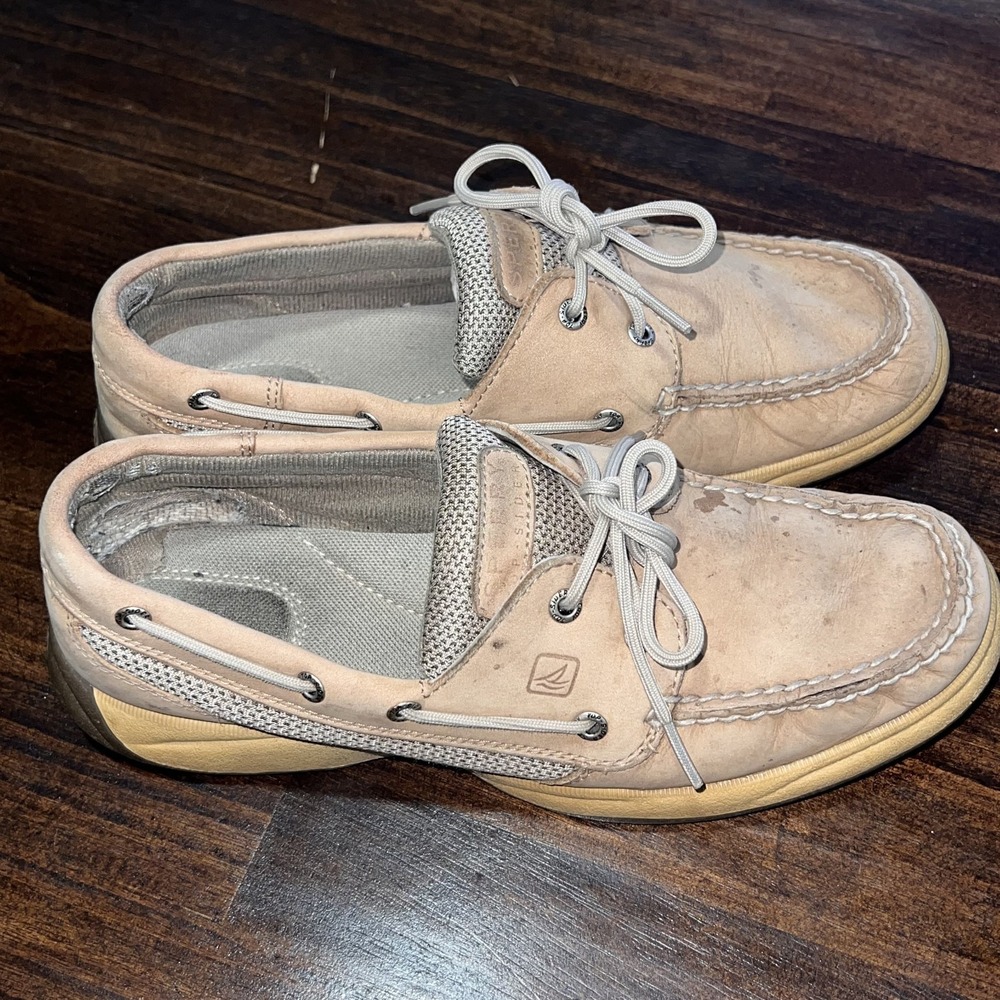 Sperry Top-Sider Intrepid 2 Eye Linen/Mesh Boat Shoe 9774829 Women Size 9 M - Picture 2 of 12